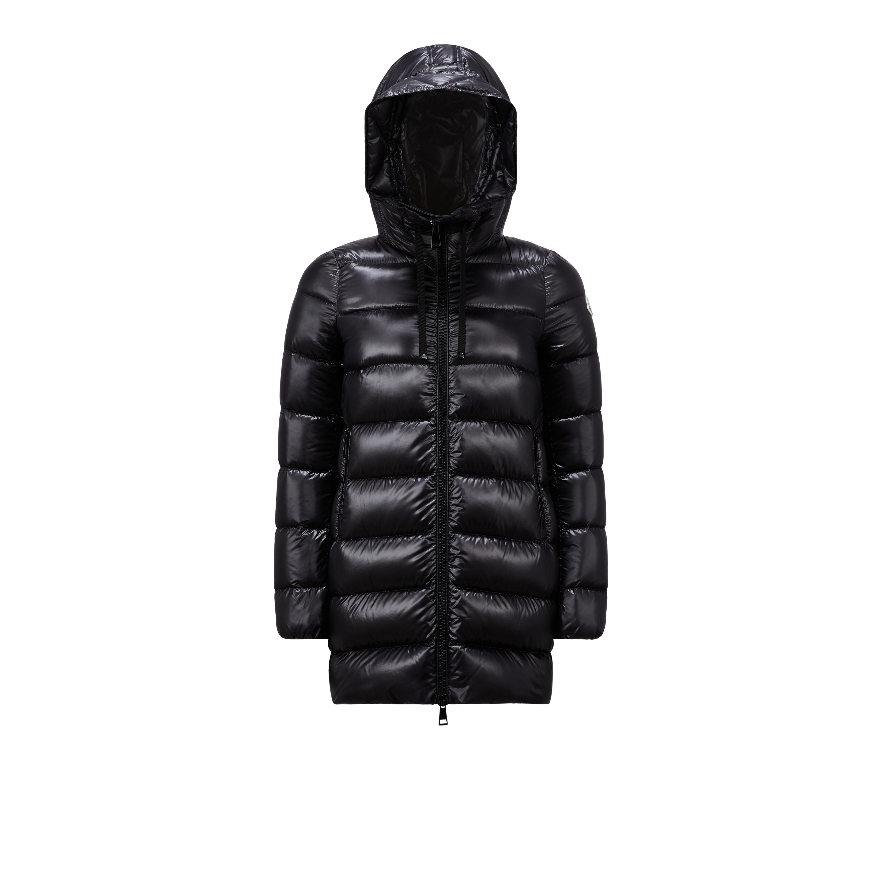 Moncler Collection Suyen Long Down Jacket Black In Noir