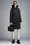 Avocette Long Down Jacket Women Black Moncler