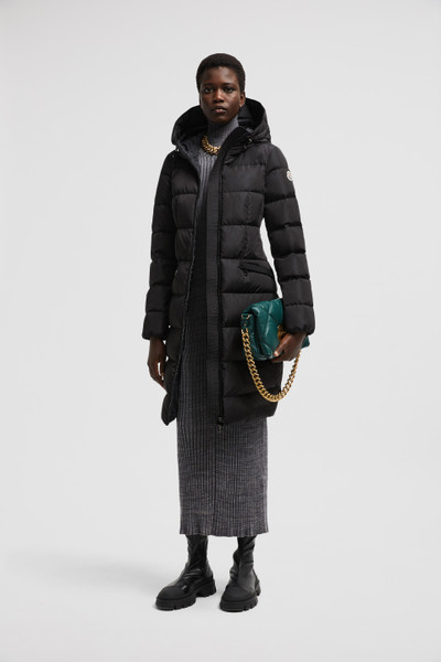 Black Avocette Long Down Jacket - Long Down Jackets for Women | Moncler US