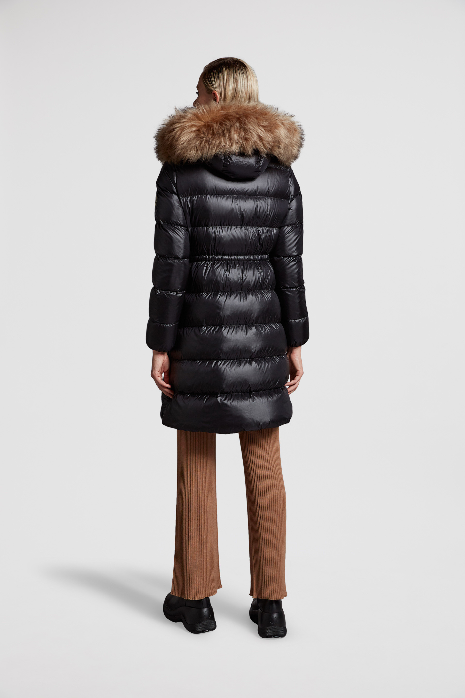 Moncler womens shop long puffer coat