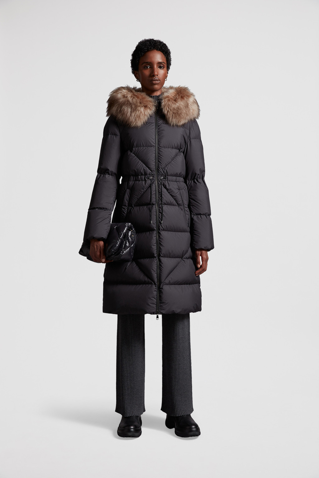 Moncler fur shop coat womens