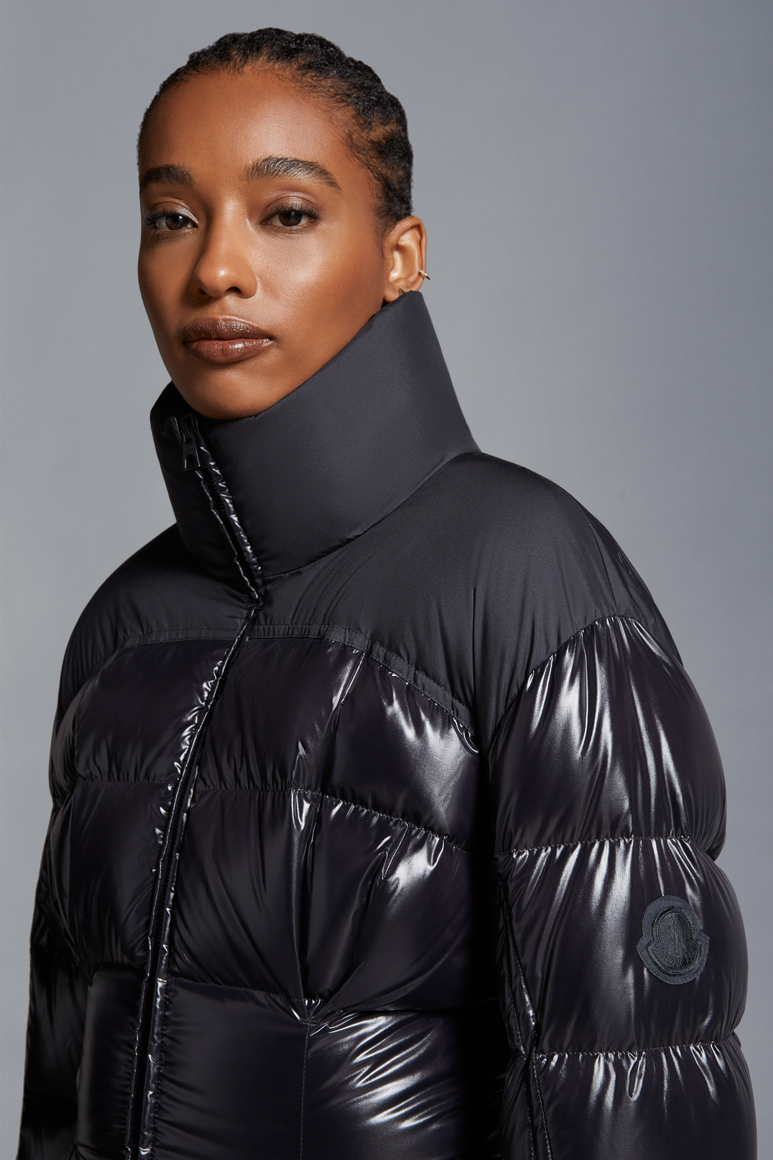 Black Berardie Long Down Jacket Long Down Jackets for Women Moncler BE