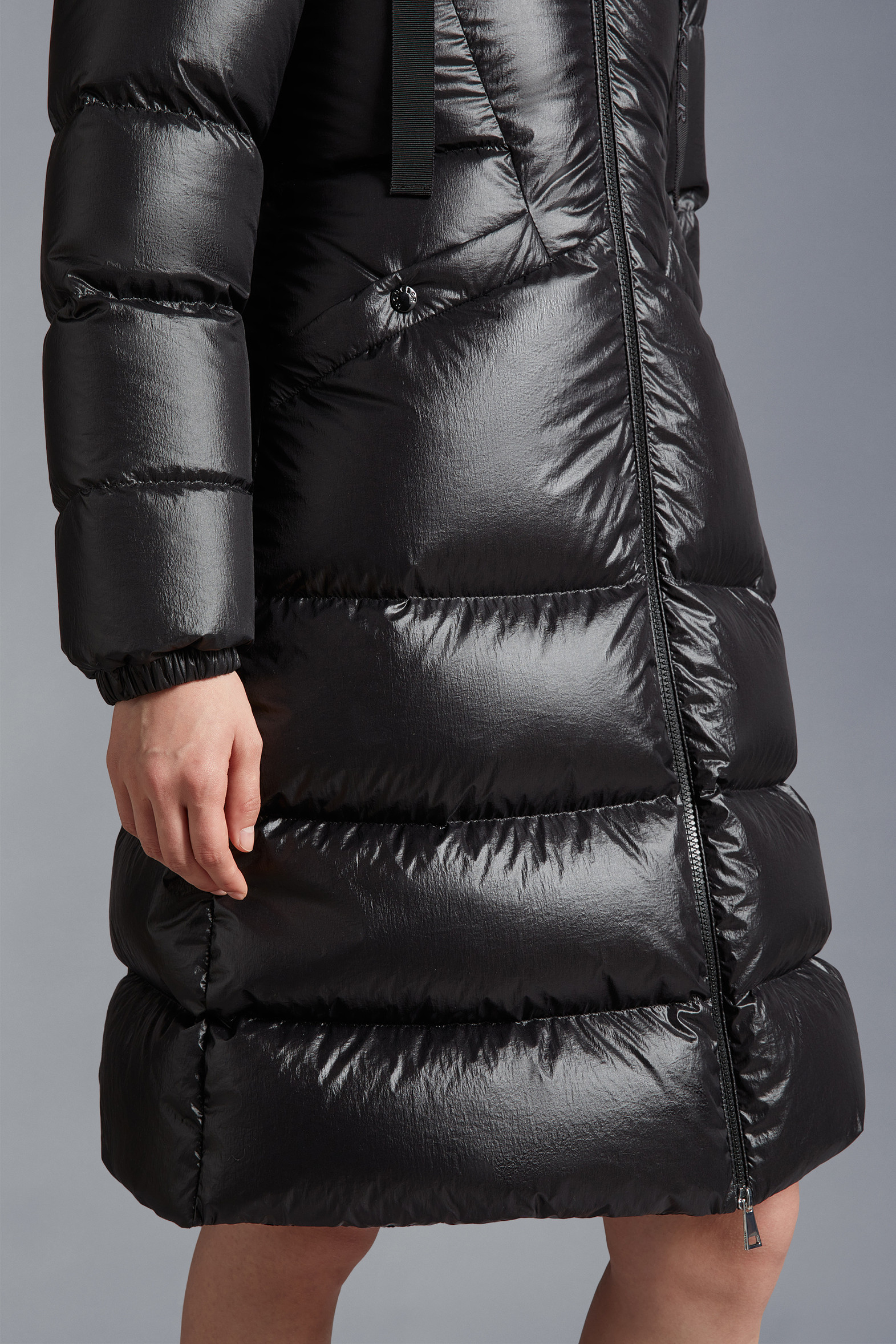Doudoune longue Selenga Noir Doudounes longues Femme Moncler FR