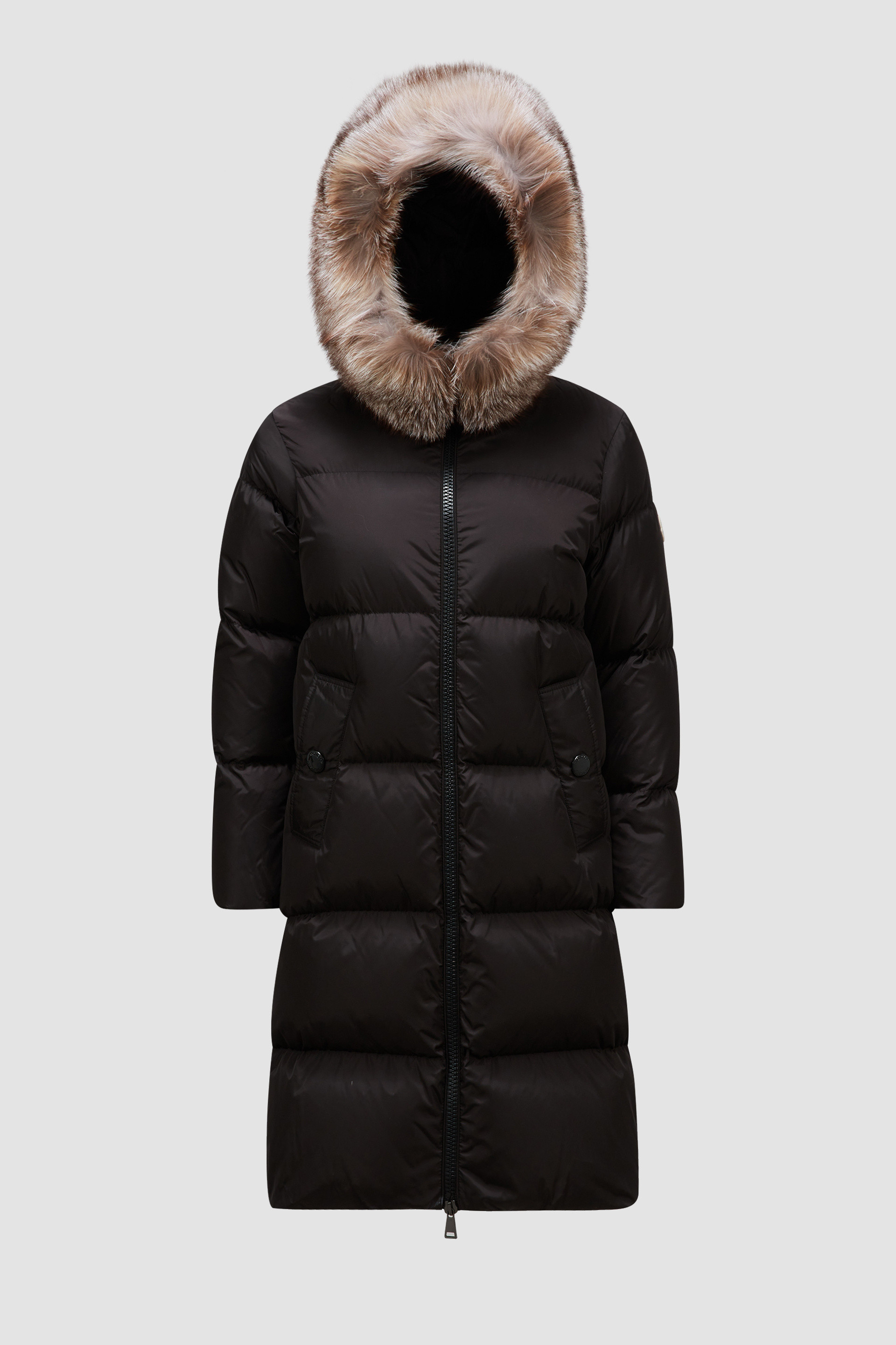 Doudoune longue Marrionnier Noir - Doudounes longues Femme | Moncler FR