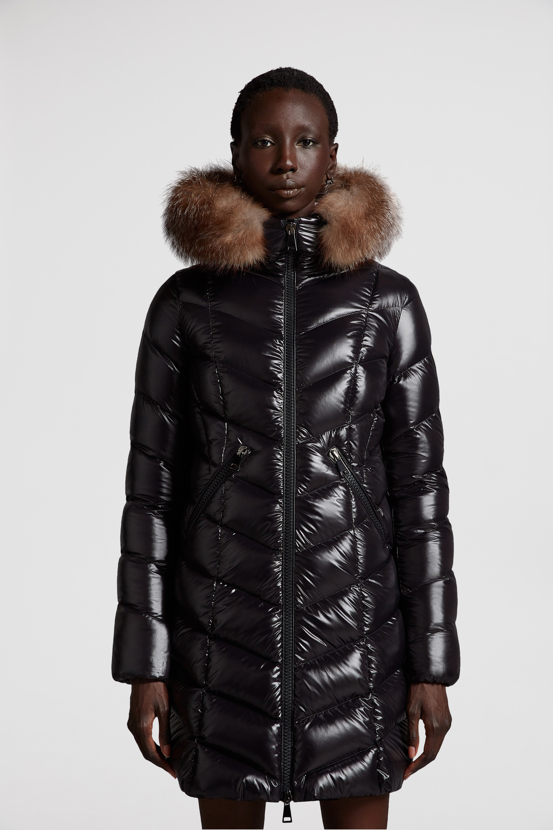 Doudoune longue Fulmarus Noir Doudounes longues Femme Moncler CH