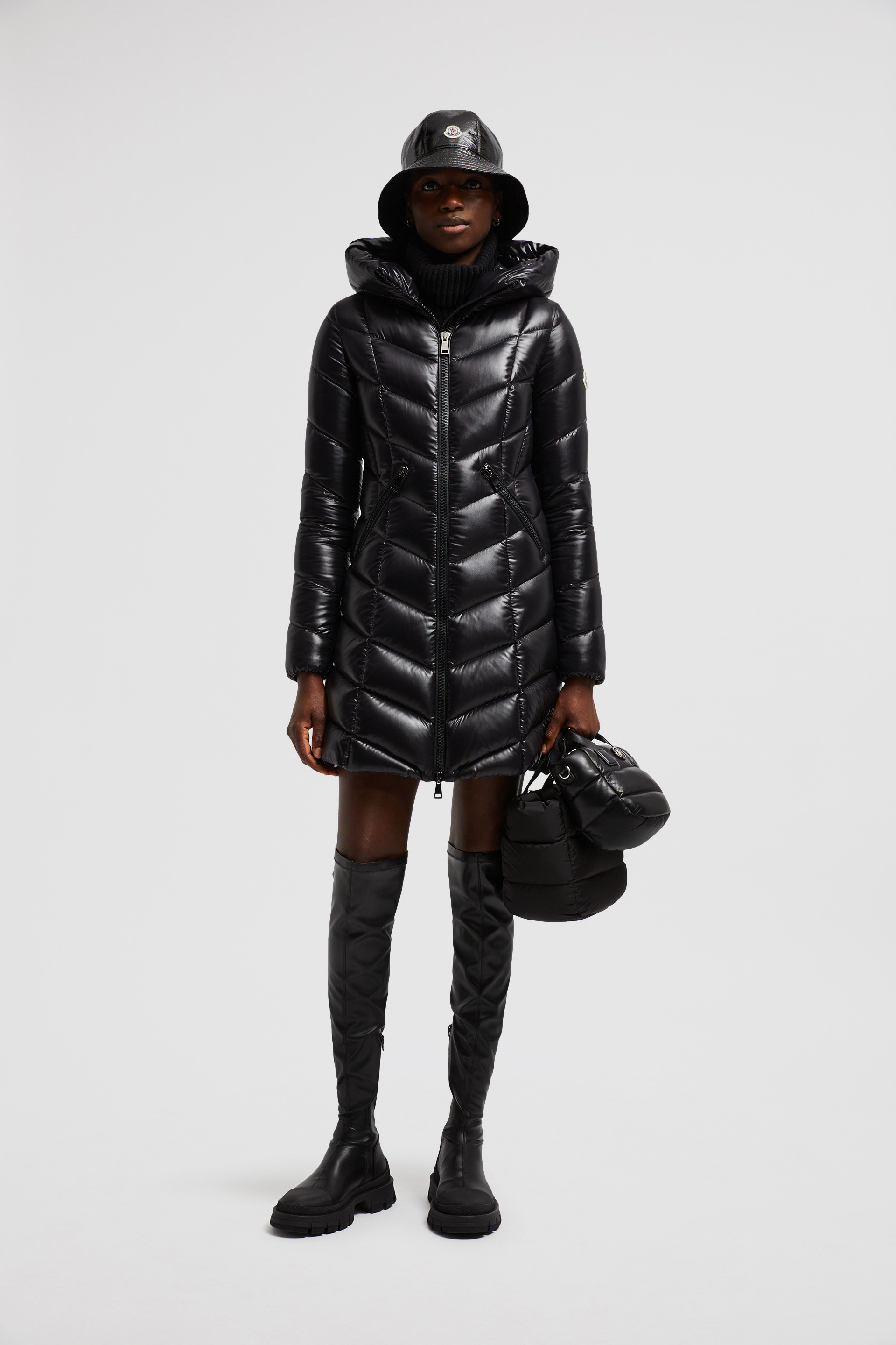 Moncler black on sale womens jacket