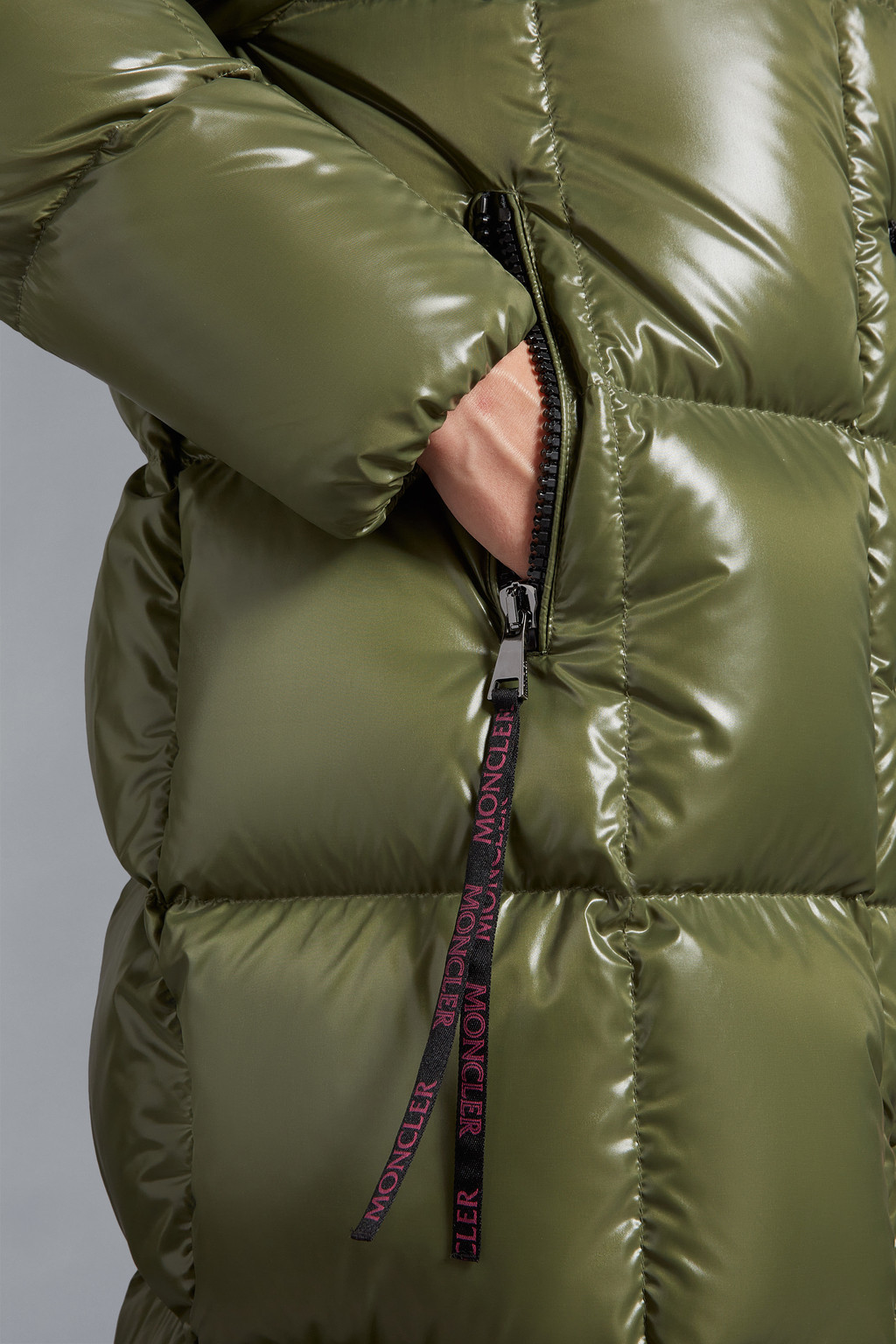 Plumiferos Largos Mujer Chaqueta De Plumas Moncler Parnaiba Larga