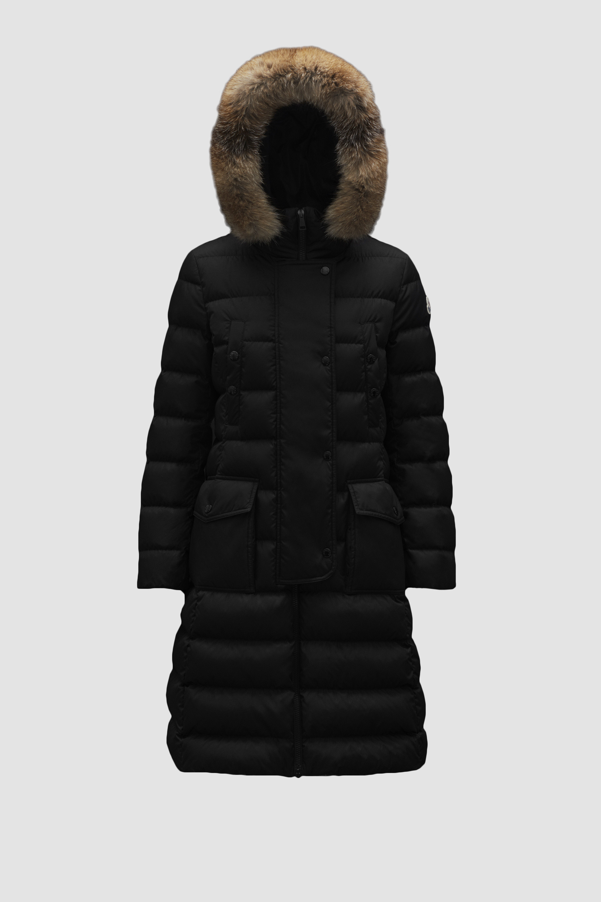 MONCLER KHLOE BLACK SIZE 0 - ダウンジャケット