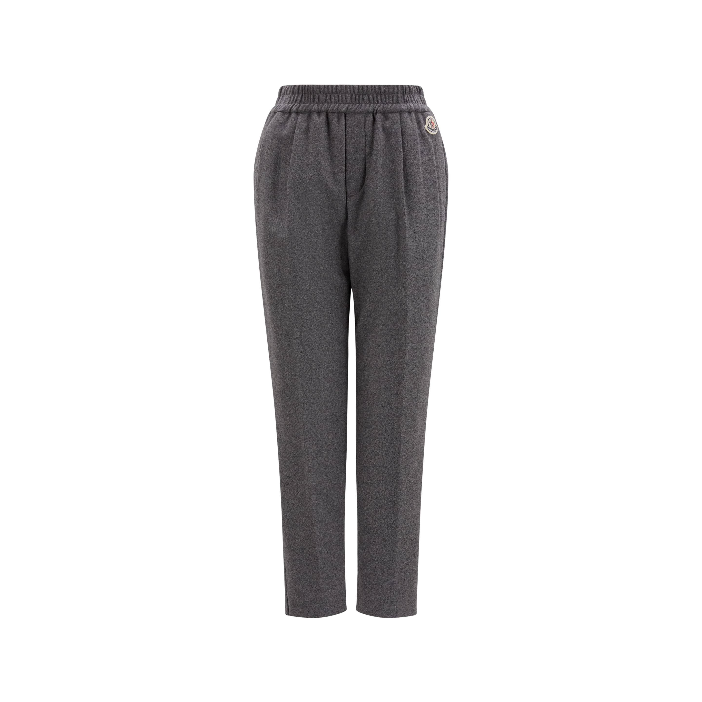 Moncler Collection Pantalon De Jogging En Flanelle In Gray