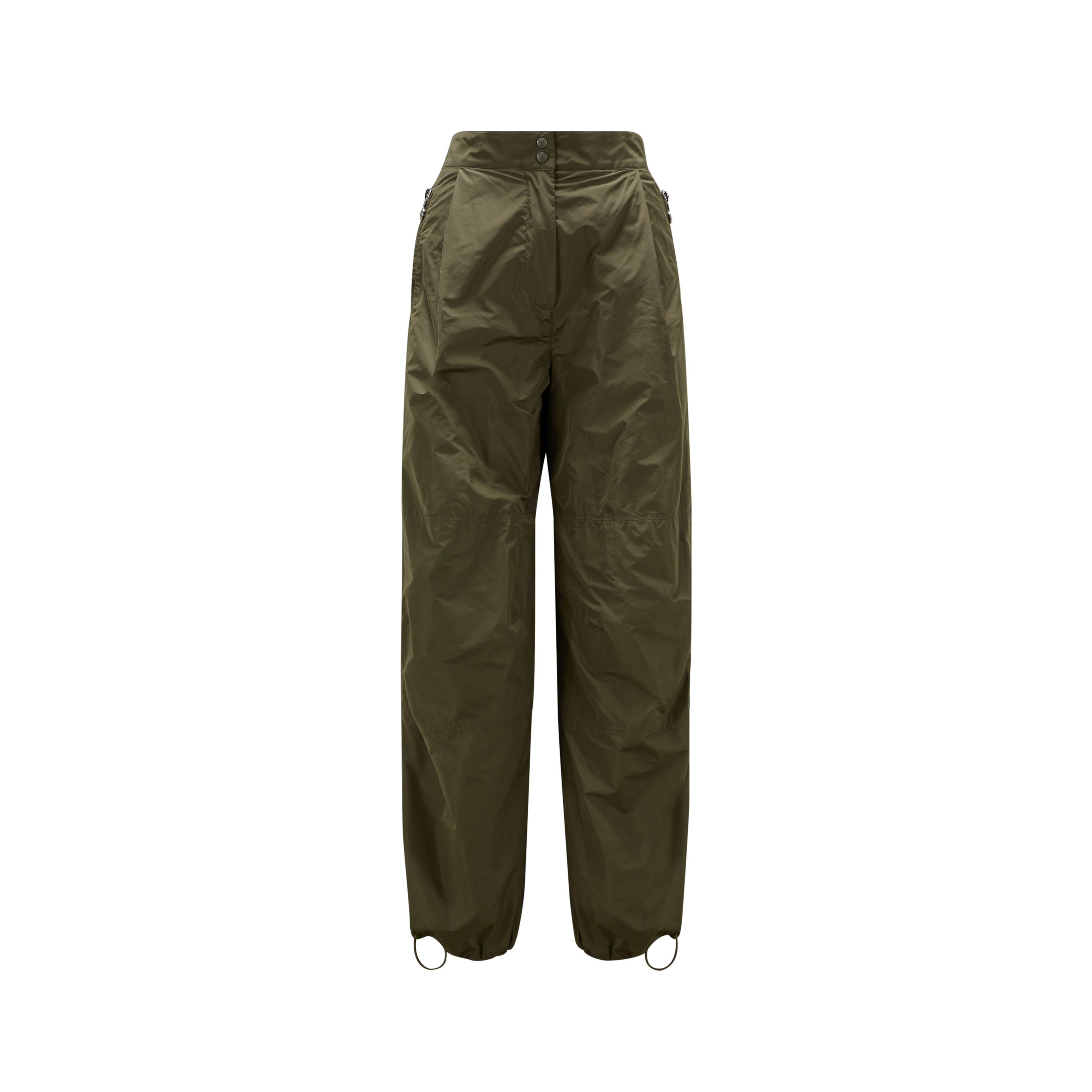 Moncler Collection Pantalon En Taffetas In Vert