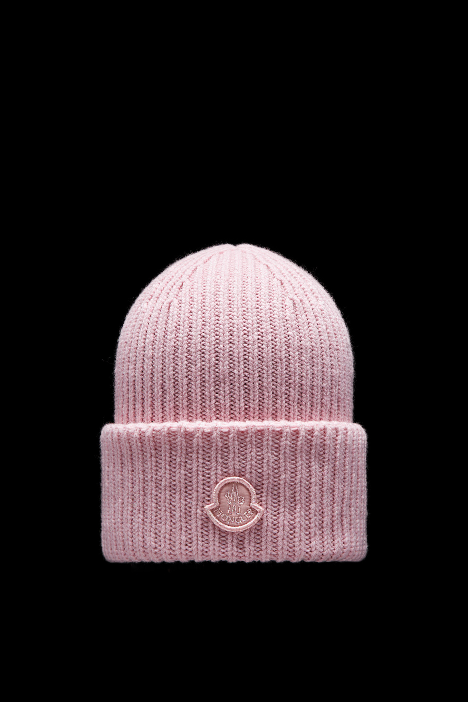 Pink on sale moncler beanie