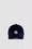 Gorra de béisbol de terciopelo Mujer Azul oscuro Moncler