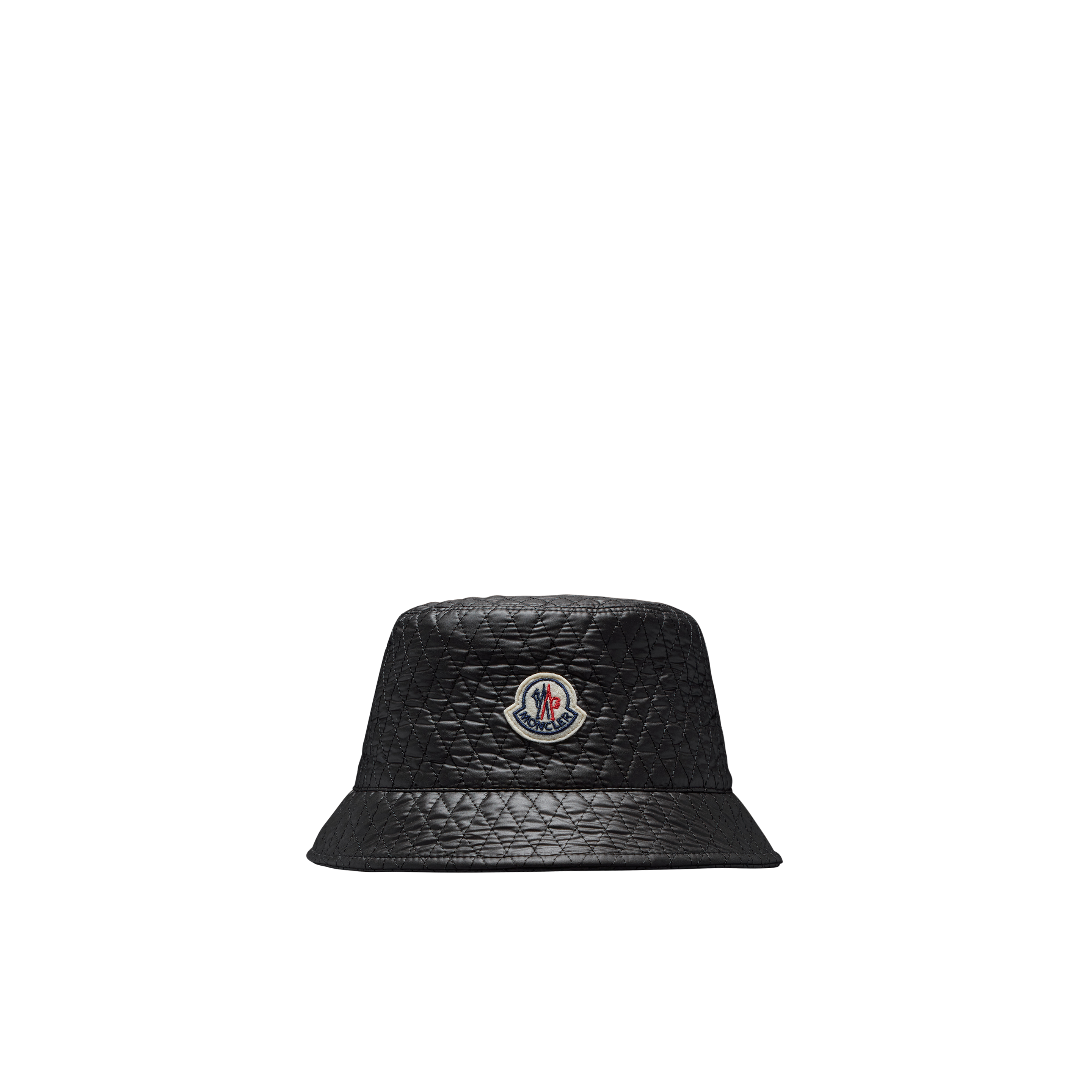 Moncler Collection Quilted Bucket Hat Black In Noir