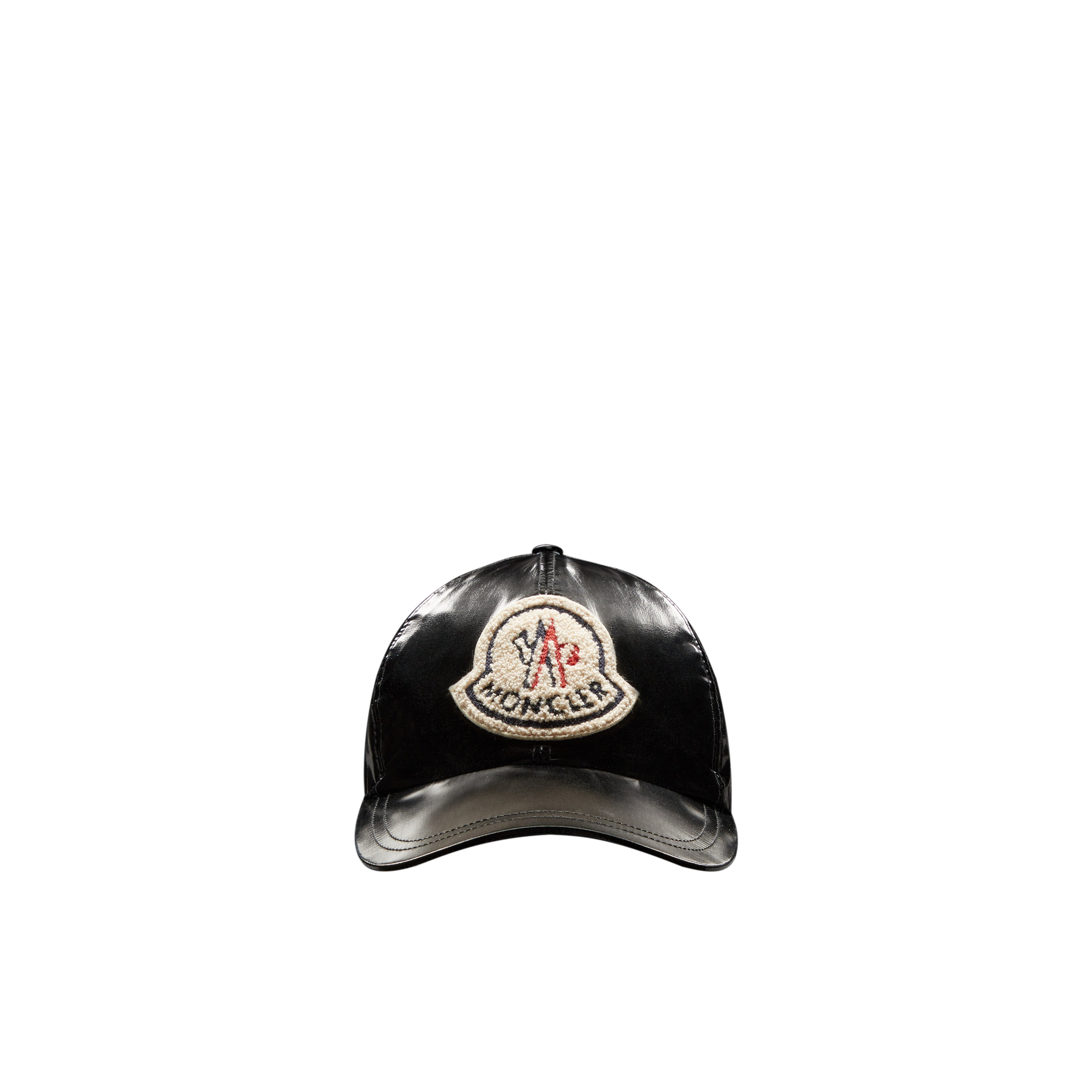Moncler Collection Logo Baseball Cap Black In Noir
