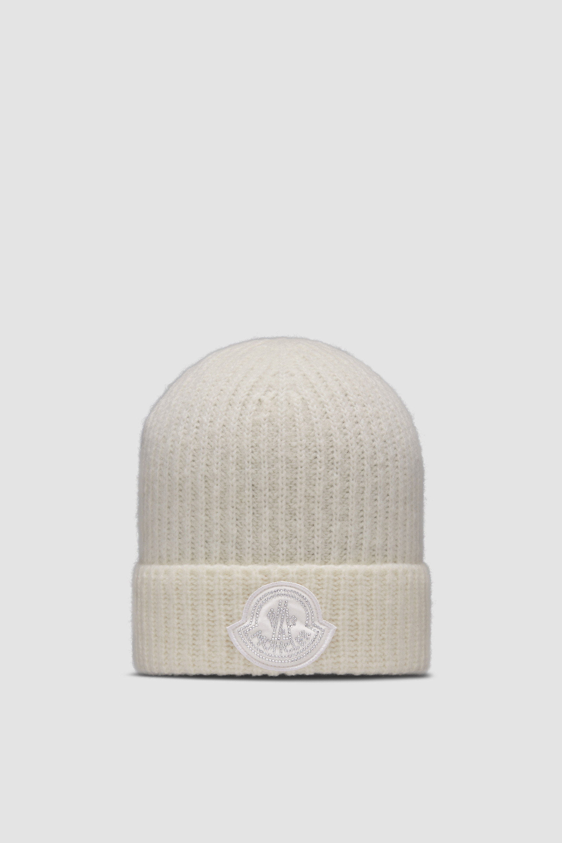 White moncler hot sale bobble hat