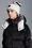 男女款条纹羊毛便帽 中性 黑色 & 白色 Moncler 3