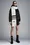 Striped Wool Scarf Women Black & White Moncler 3