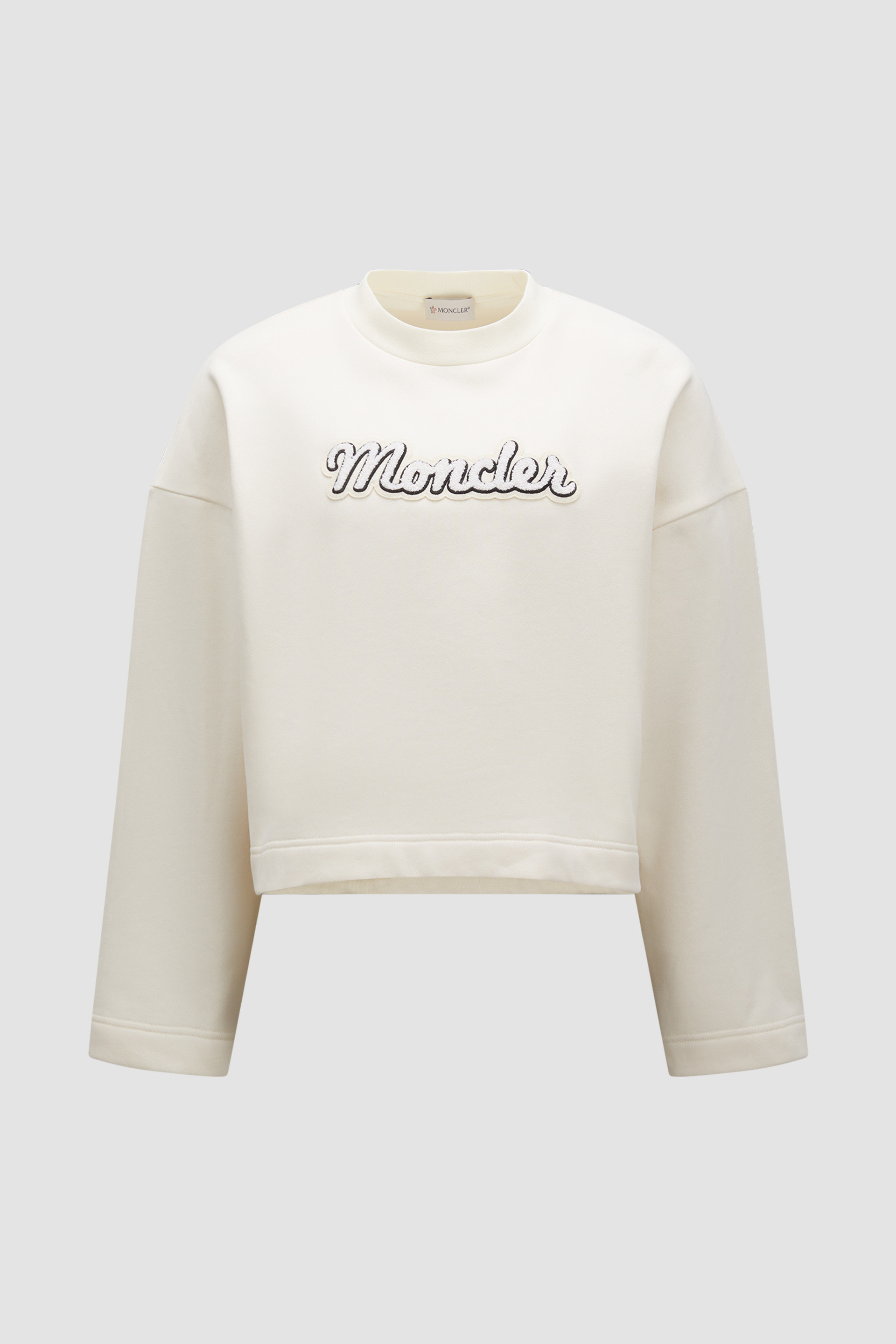 Moncler sweatshirt white sale