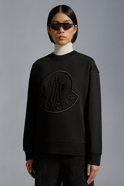 Black hot sale moncler sweatshirt