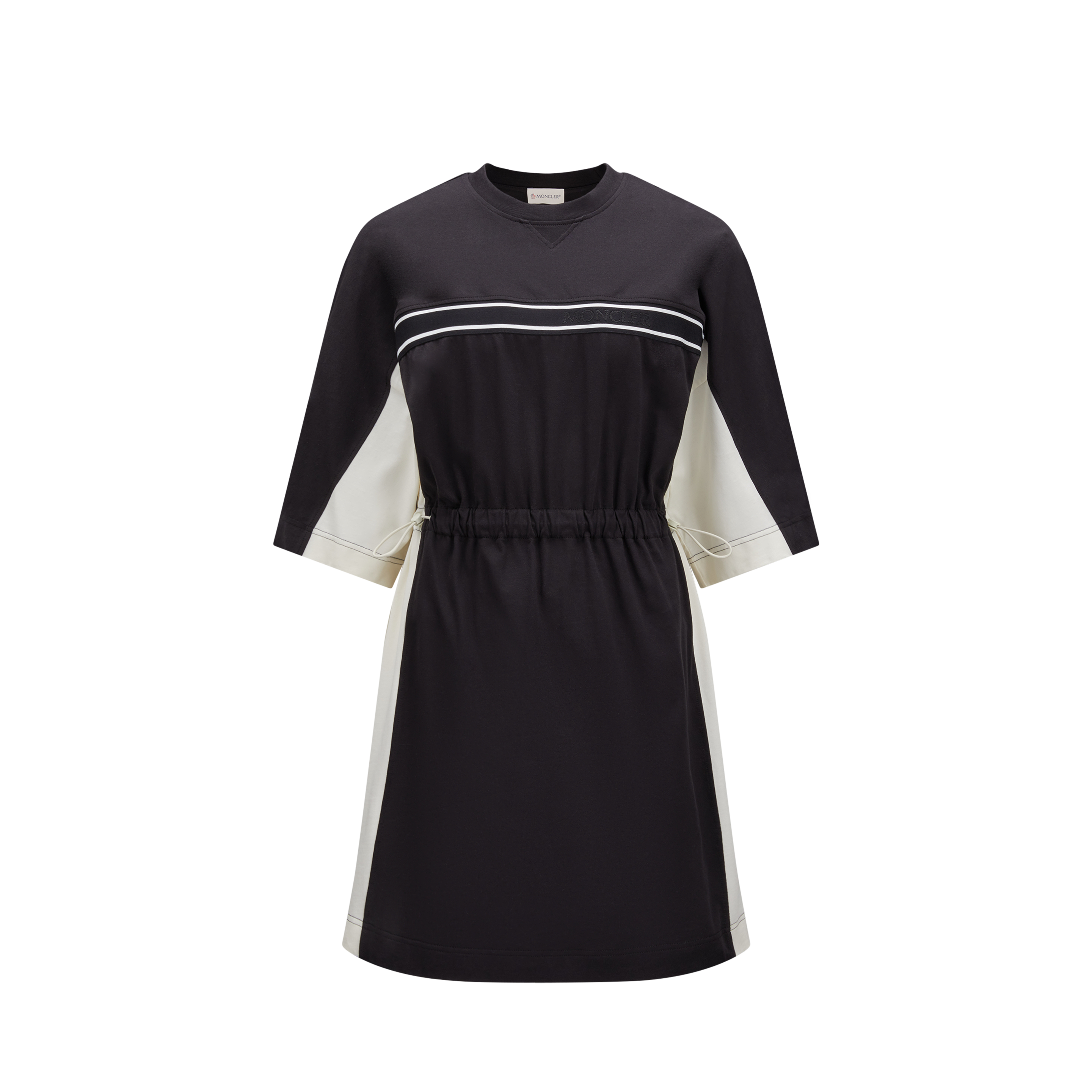 Moncler Collection Robe En Jersey In Black