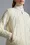 Gepolsterte Strickjacke aus Wolle mit Reißverschluss Damen Weiß Moncler 6
