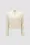 Gepolsterte Strickjacke aus Wolle mit Reißverschluss Damen Weiß Moncler 2