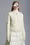 Gepolsterte Strickjacke aus Wolle mit Reißverschluss Damen Weiß Moncler 1