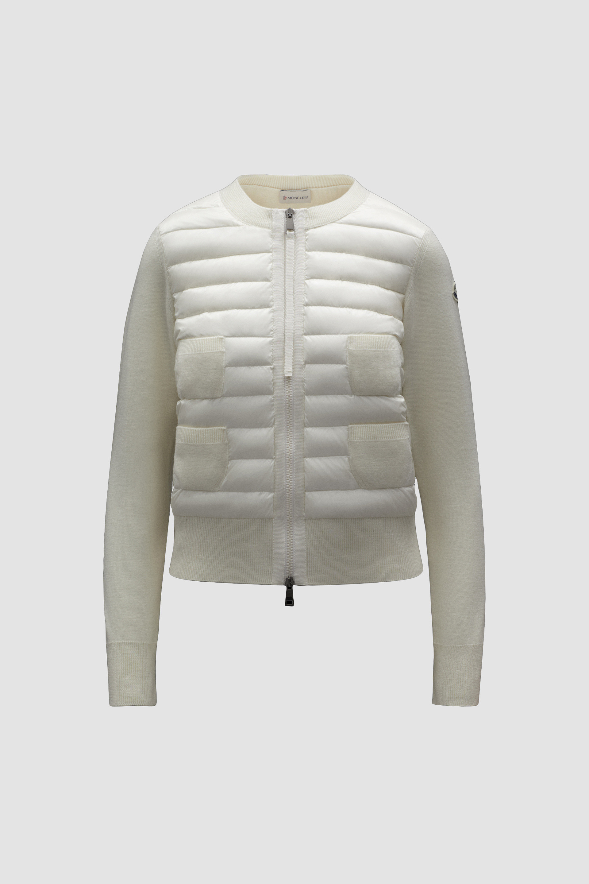 White Padded Wool - Sweaters & Cardigans for Women Moncler US