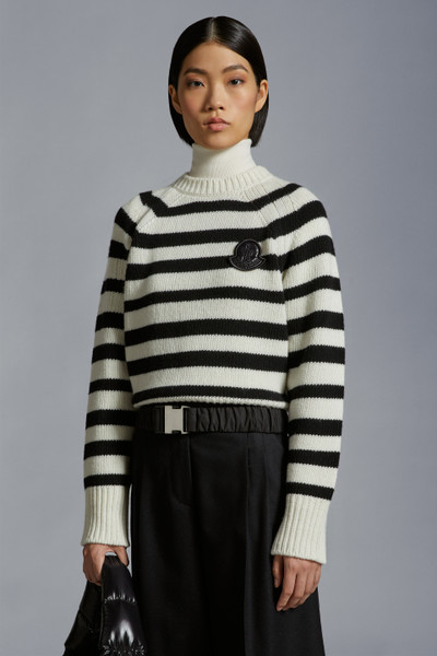 Black & White Striped Wool Sweater - Sweaters & Cardigans for Women ...