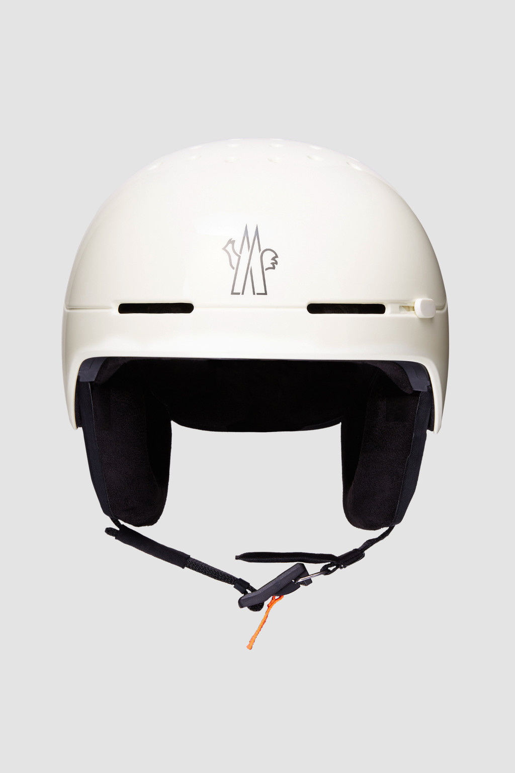 White Logo Ski Helmet Ski Helmets for Men Moncler US