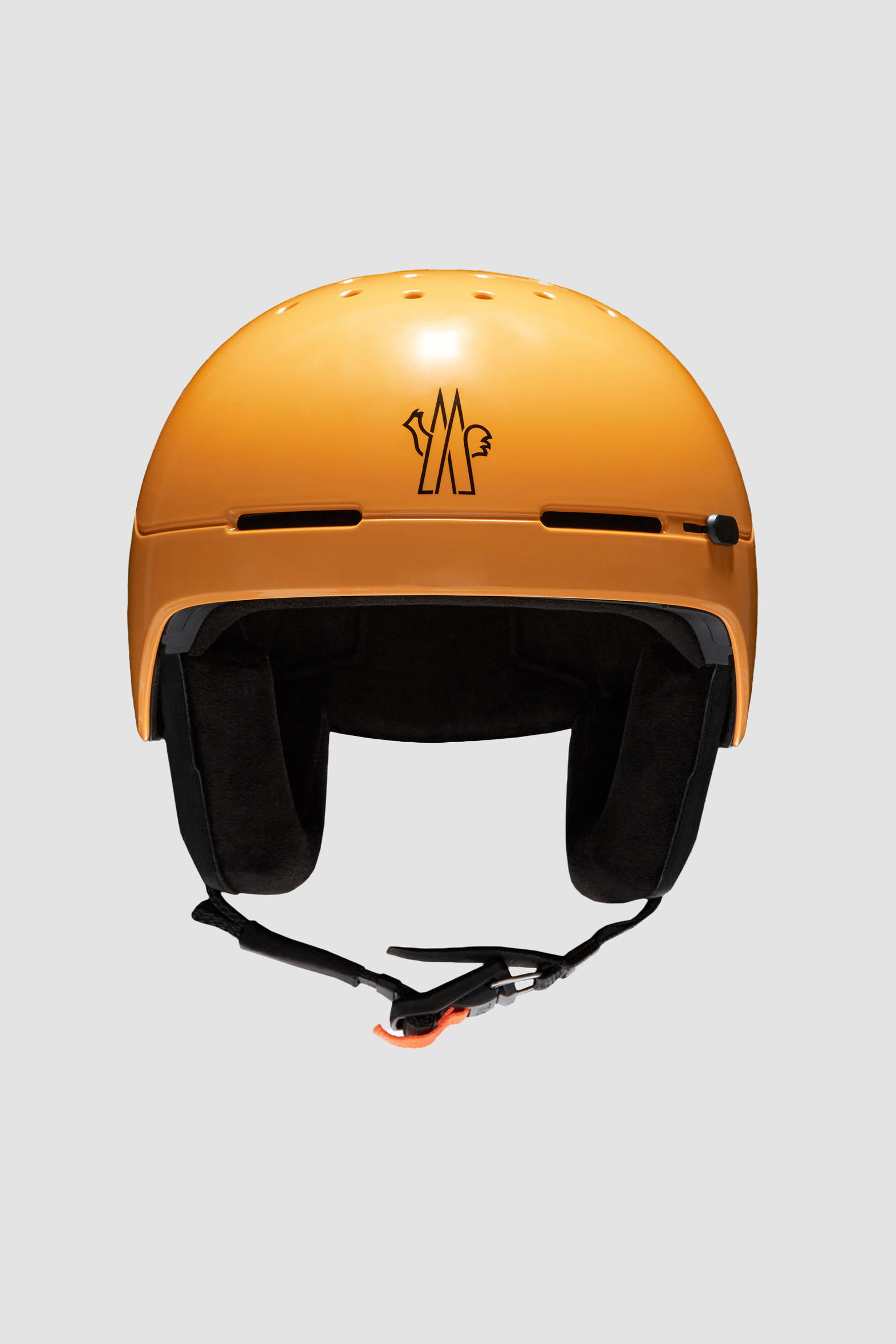 Sunny Yellow Logo Ski Helmet Ski Helmets for Men Moncler LT