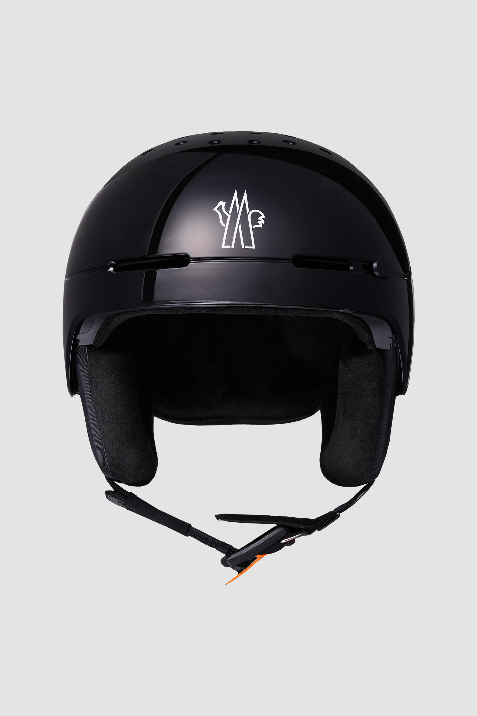 Black Logo Ski Helmet Ski Helmets for Men Moncler LT