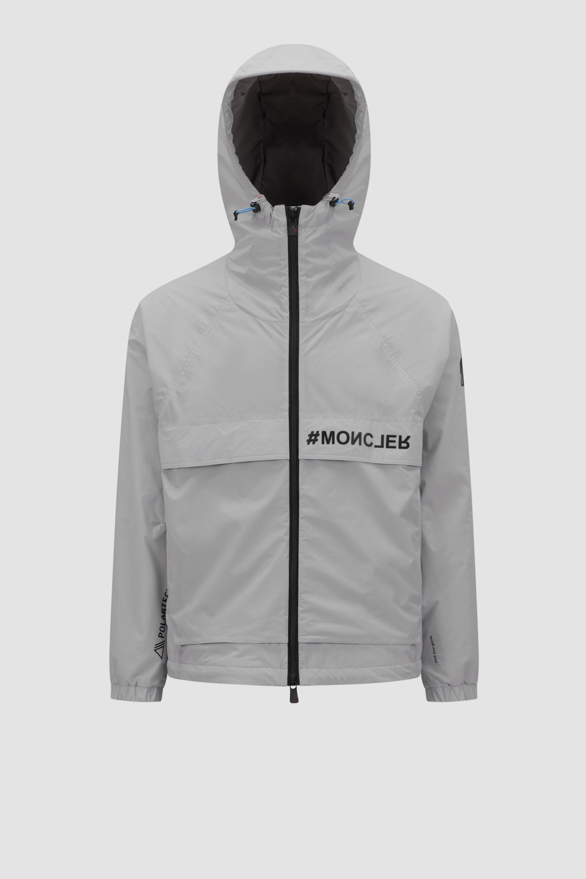 Light Gray Foret Hooded Jacket - Windbreakers & Raincoats for Men
