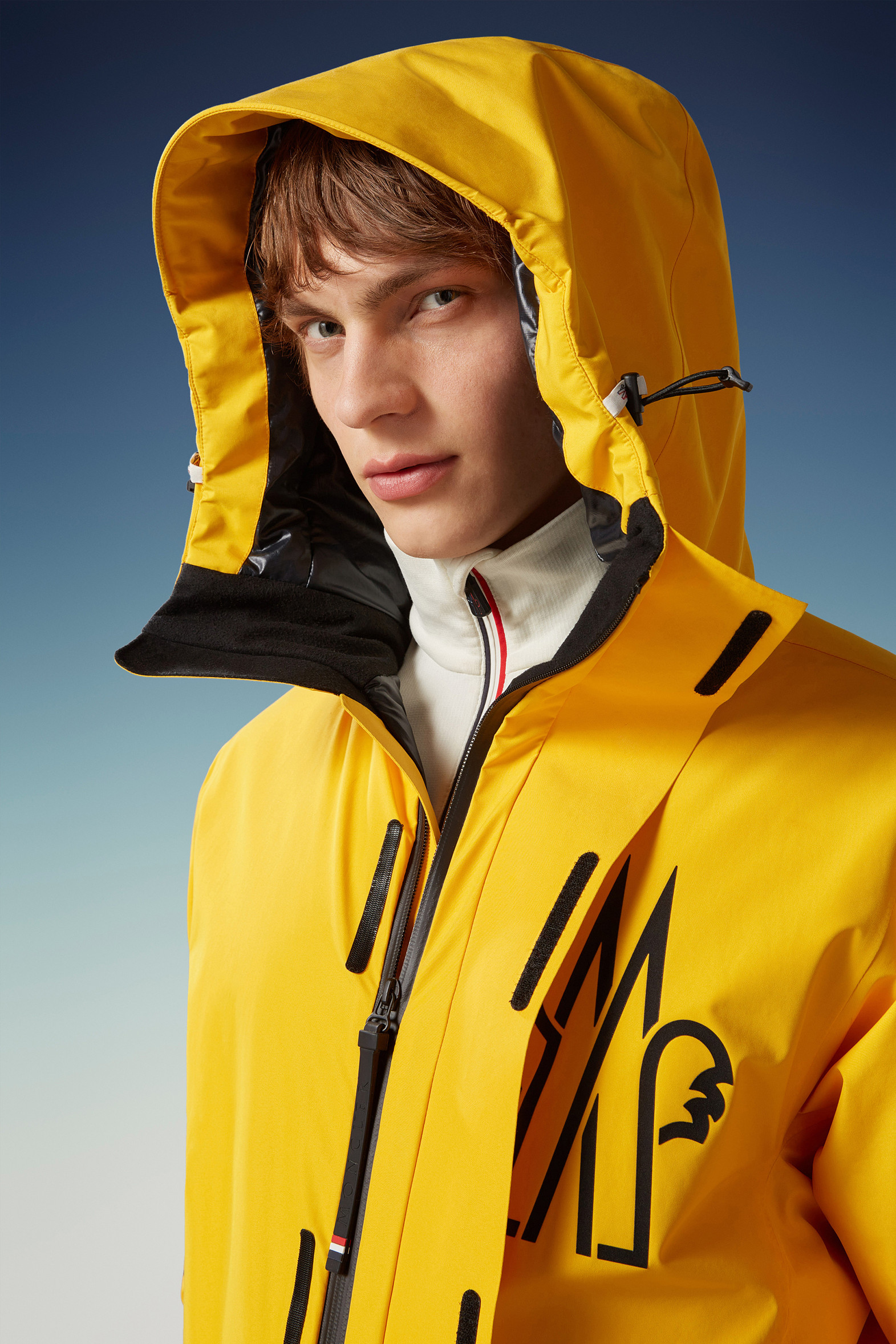 Sunny Yellow Moriond Ski Jacket Windbreakers & Raincoats for Men Moncler HR