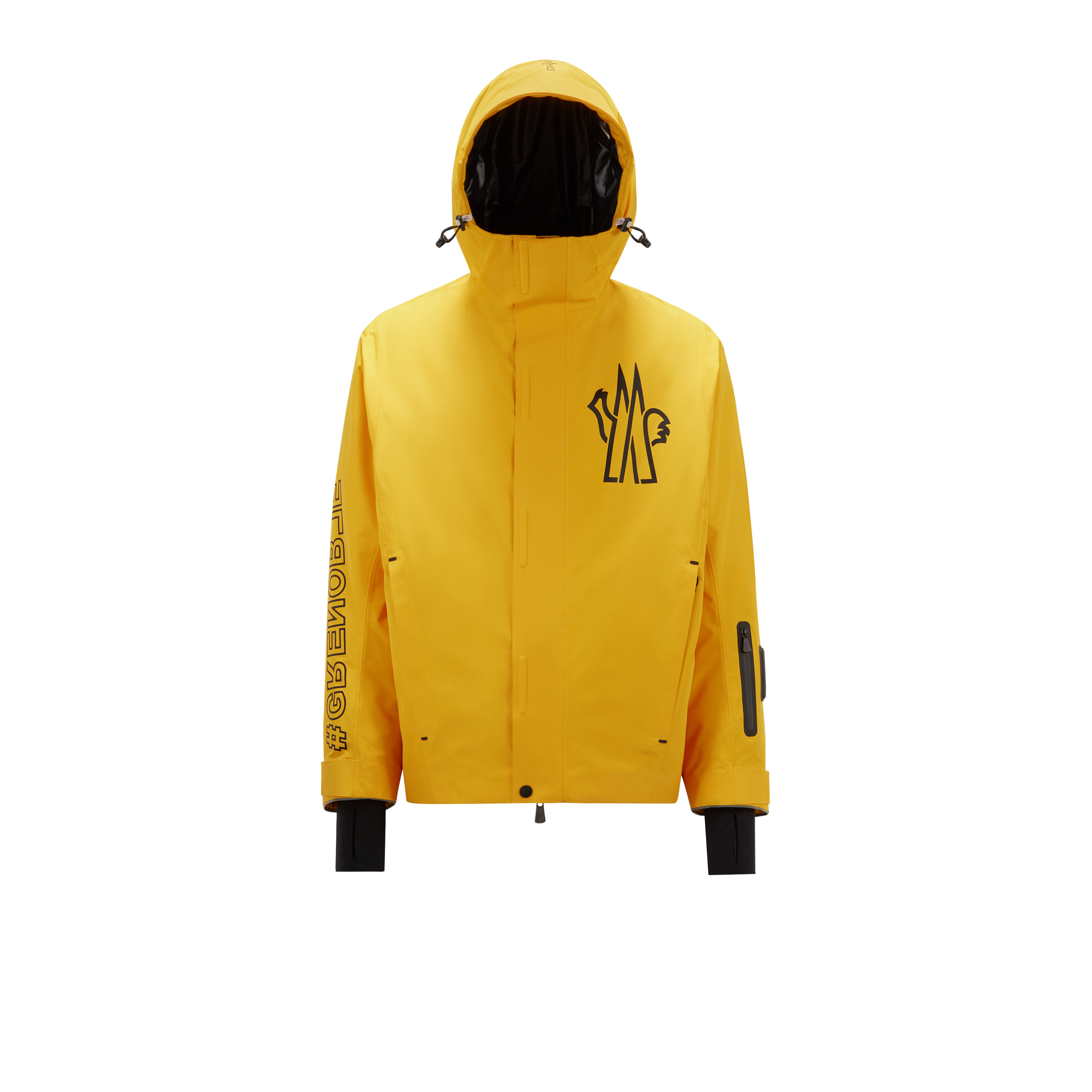 Shop Moncler Moriond Ski Jacket, Men, Yellow, Size: 3