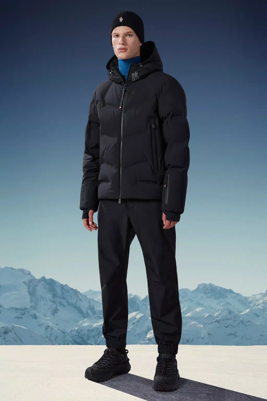 Mens plus Size Ski Jacket Men's Autumn&Winter Solid Color Long