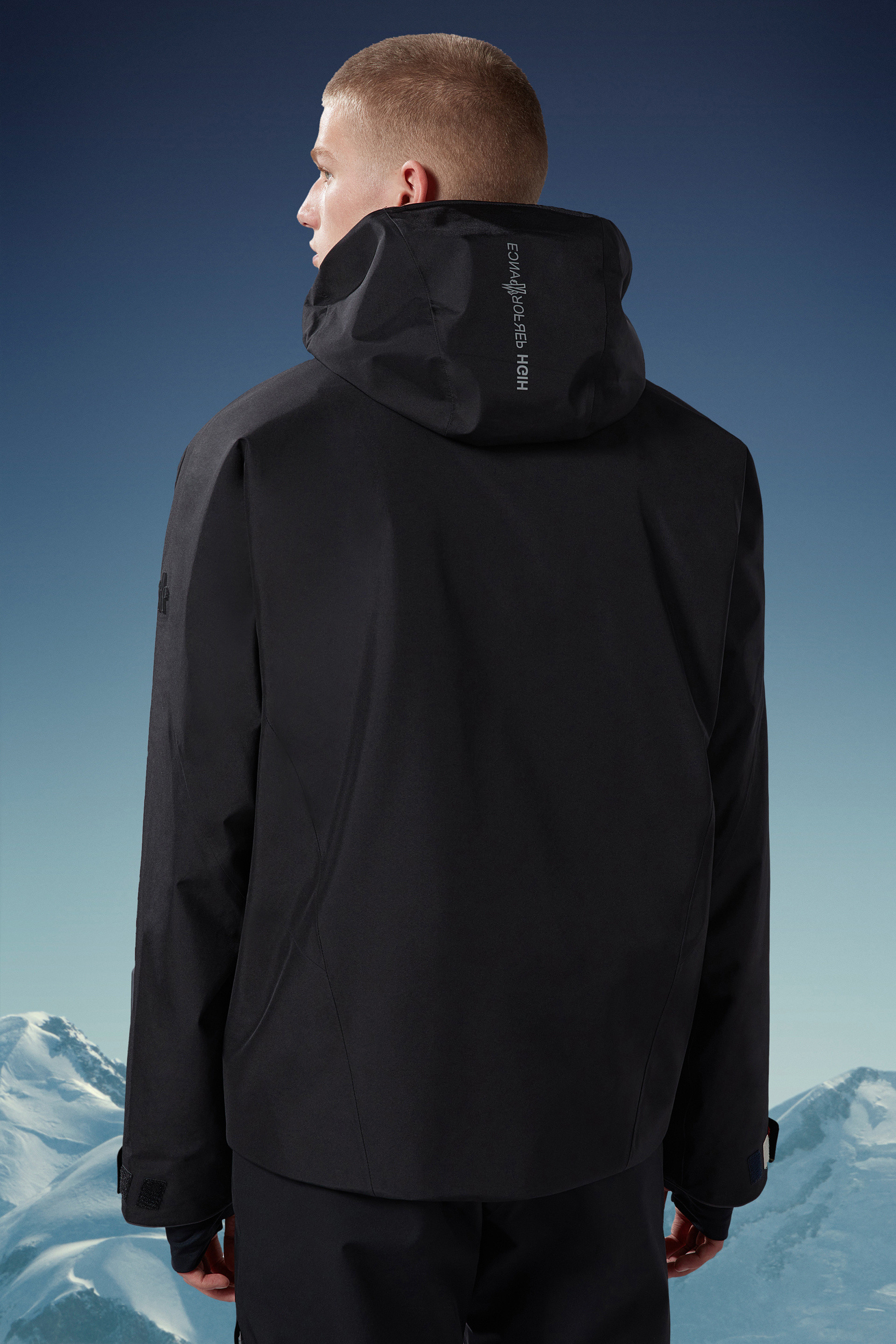 Moncler Grenoble: Black High Performance Down Jacket