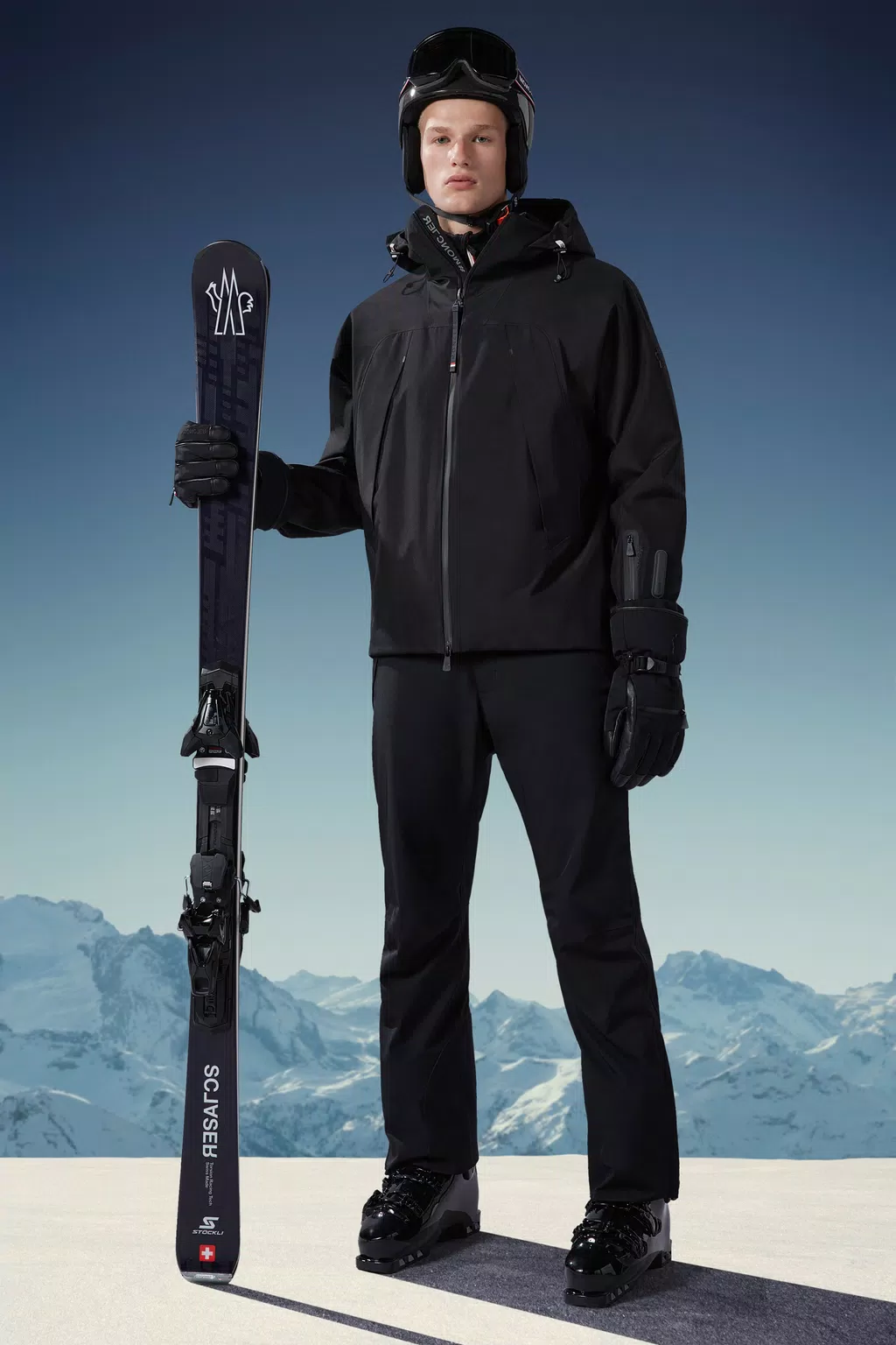Lapaz Ski-Jacke Herren Schwarz Moncler 1