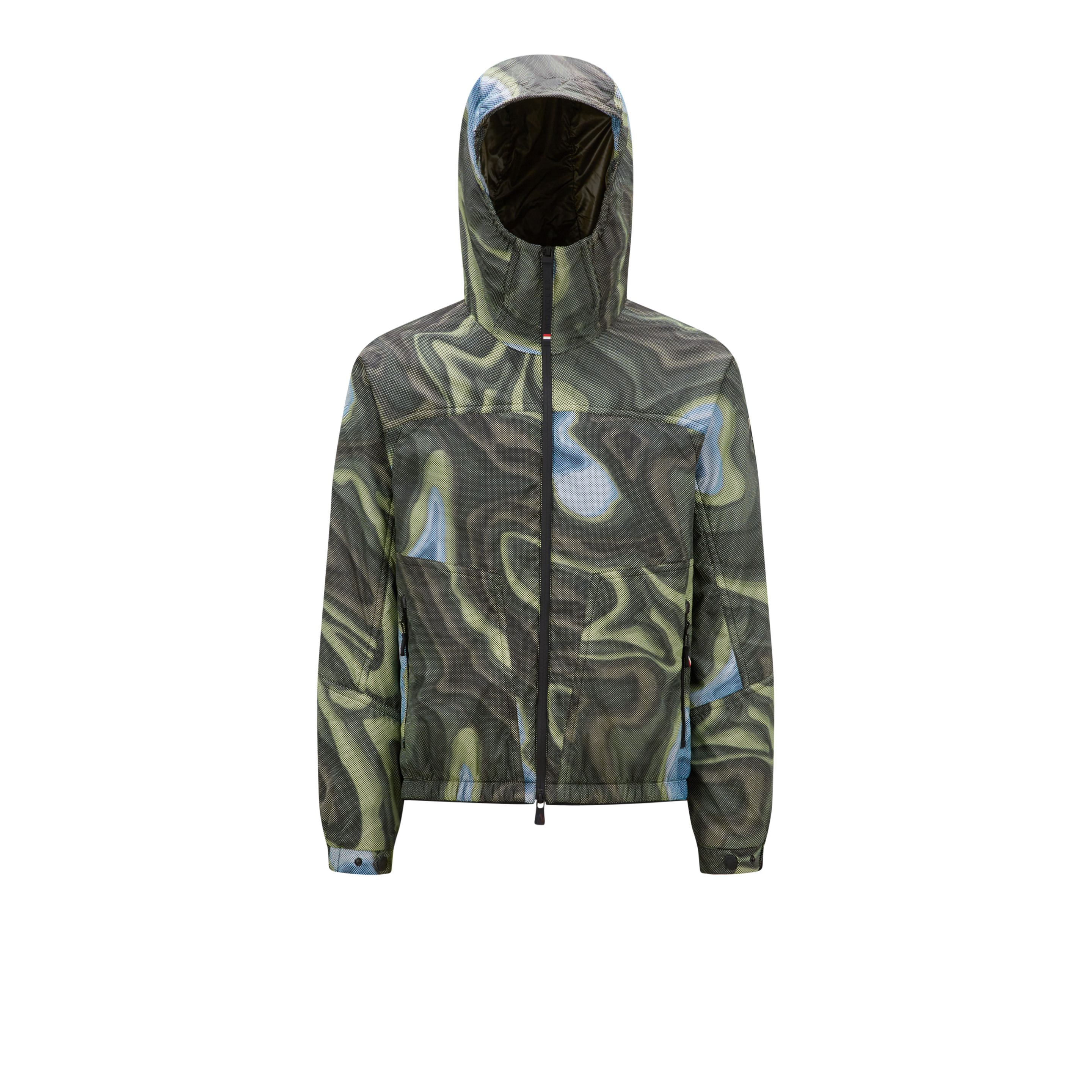 Shop Moncler Peyrus Hooded Jacket, Men, Multicolour, Size: 3