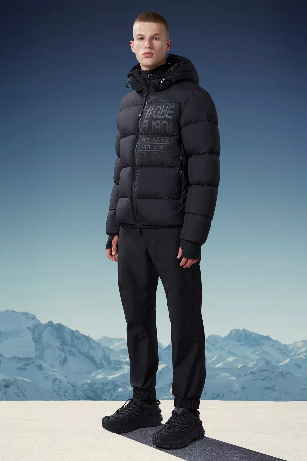 Shop Moncler Grenoble Performance & Style Bouquetin Belted Down Jacket