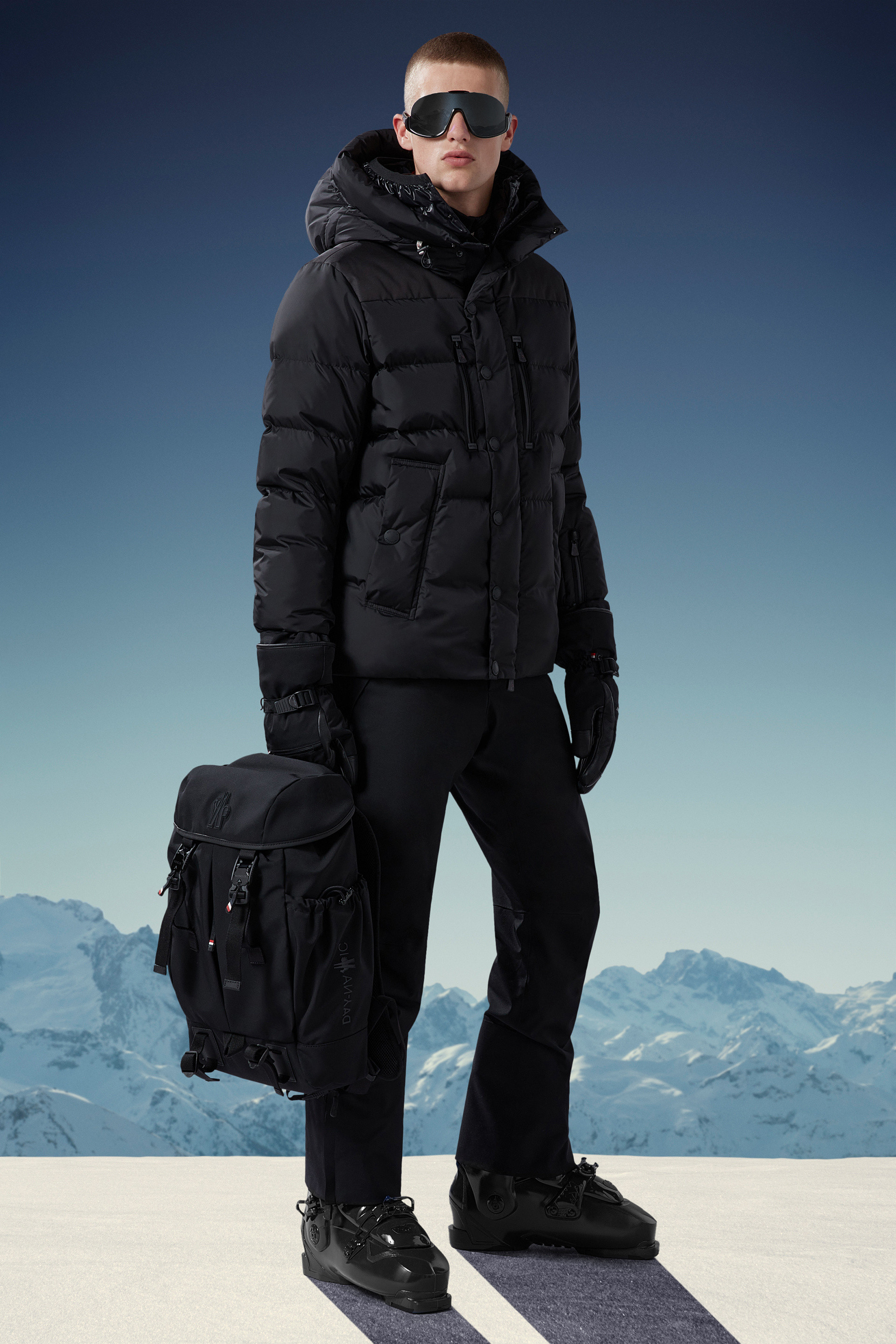 Black Rodenberg Short Down Jacket - Short Down Jackets for Men