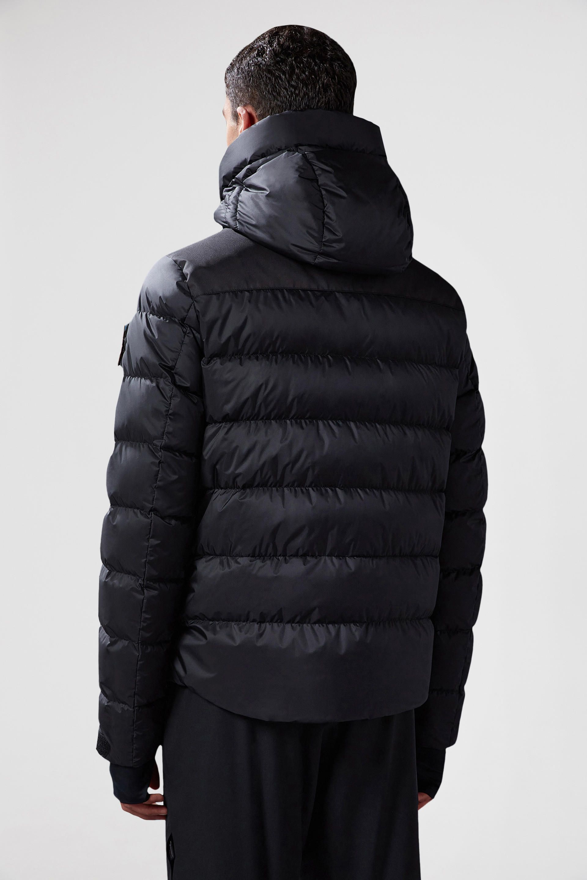 Black Camurac Short Down Jacket - Short Down Jackets for Men