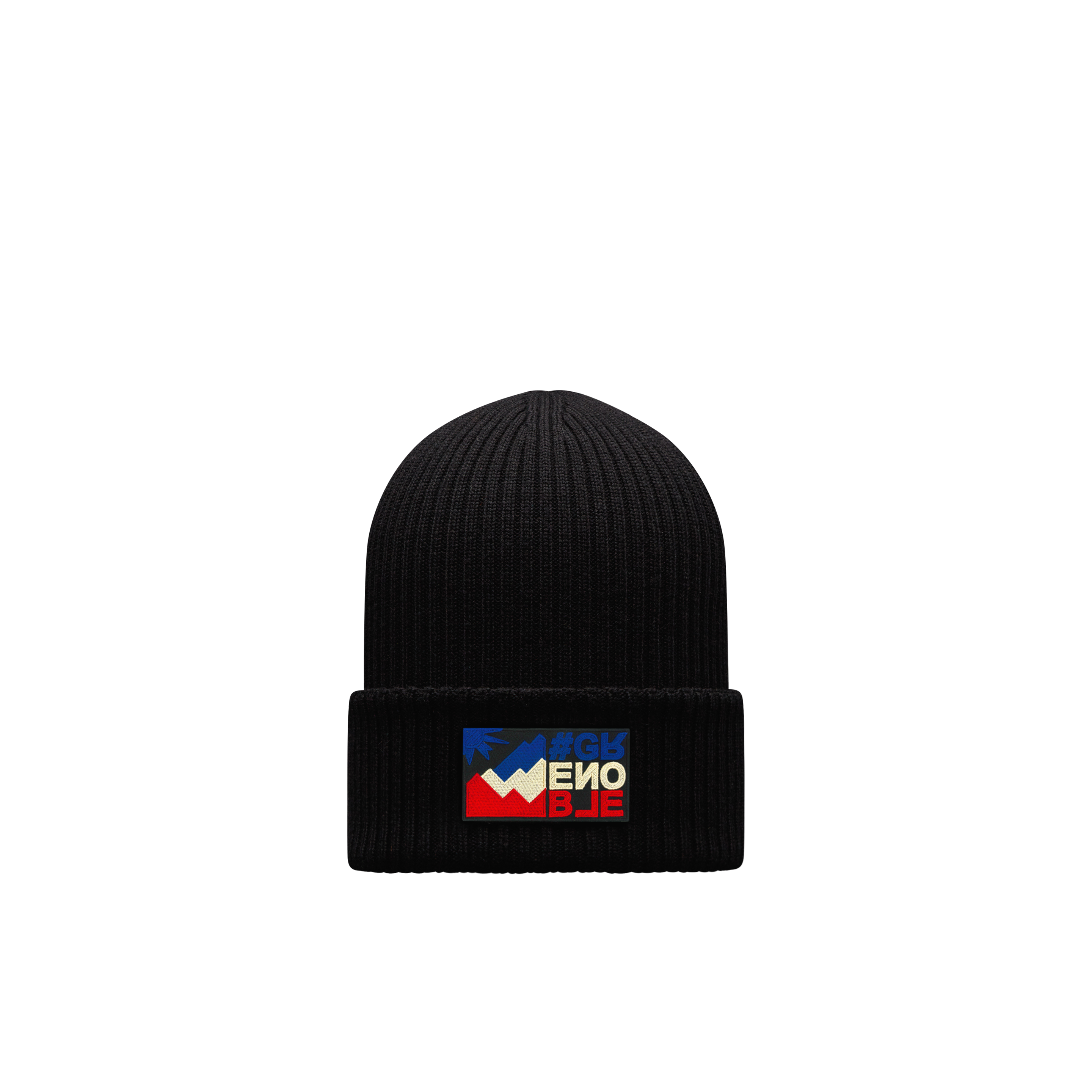 MONCLER GRENOBLE Wool Beanie, Men, Black, Size: One size