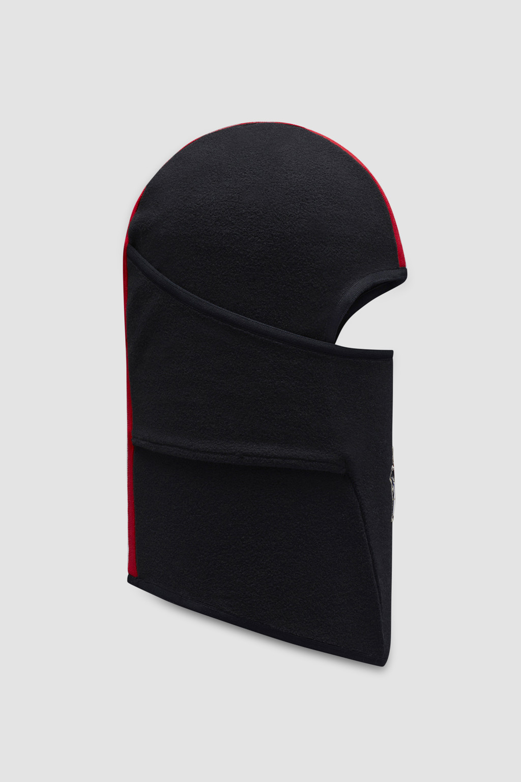Black Tricolor Fleece Balaclava Scarves & Gloves for Men Moncler US