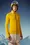 Fleece Zip-Up Sweatshirt Men Sunny Yellow Moncler