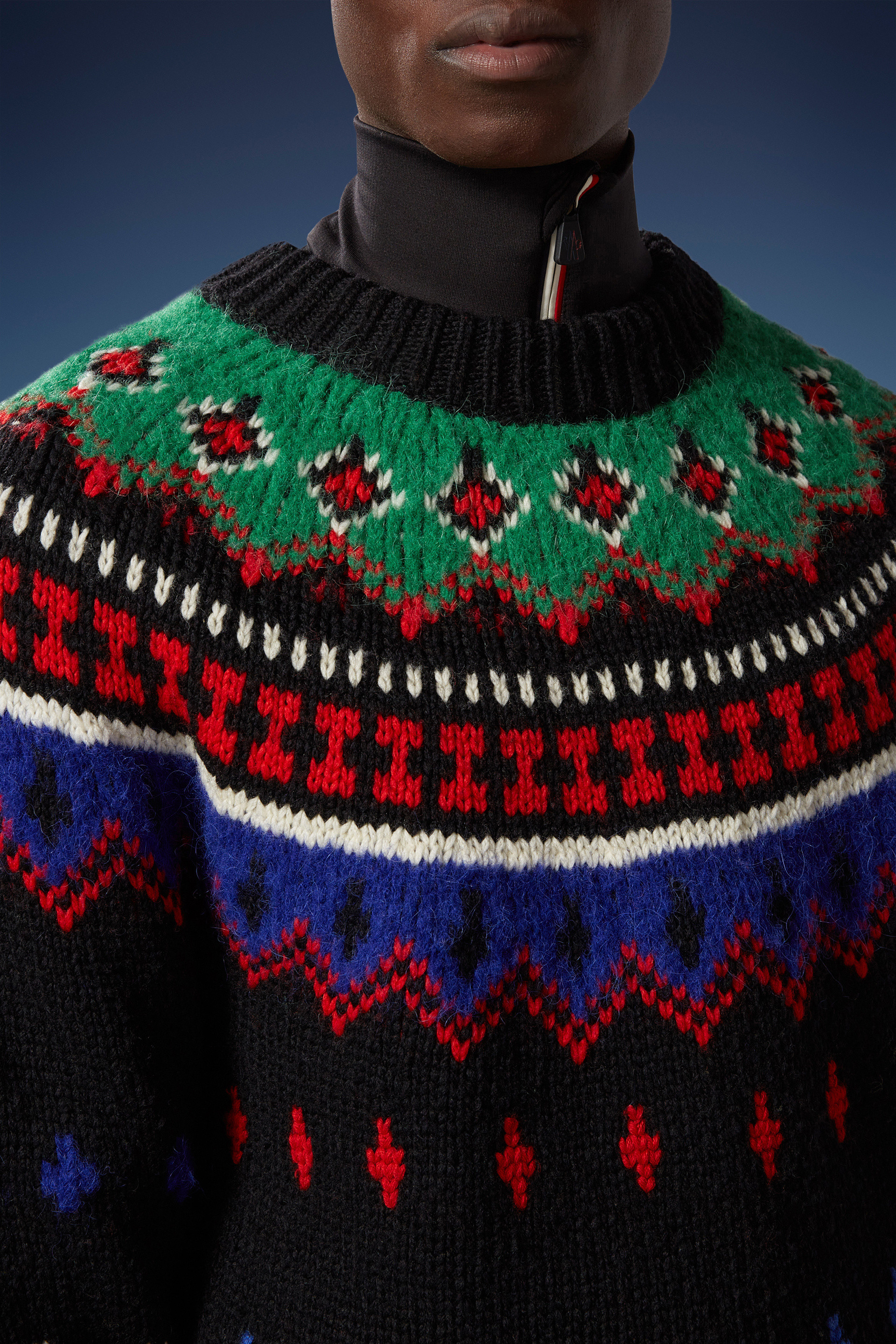 Moncler fair isle clearance sweater