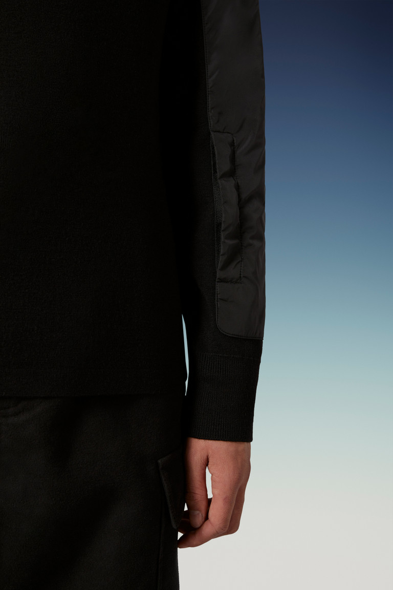Black/Cobalt Turtleneck Jumper