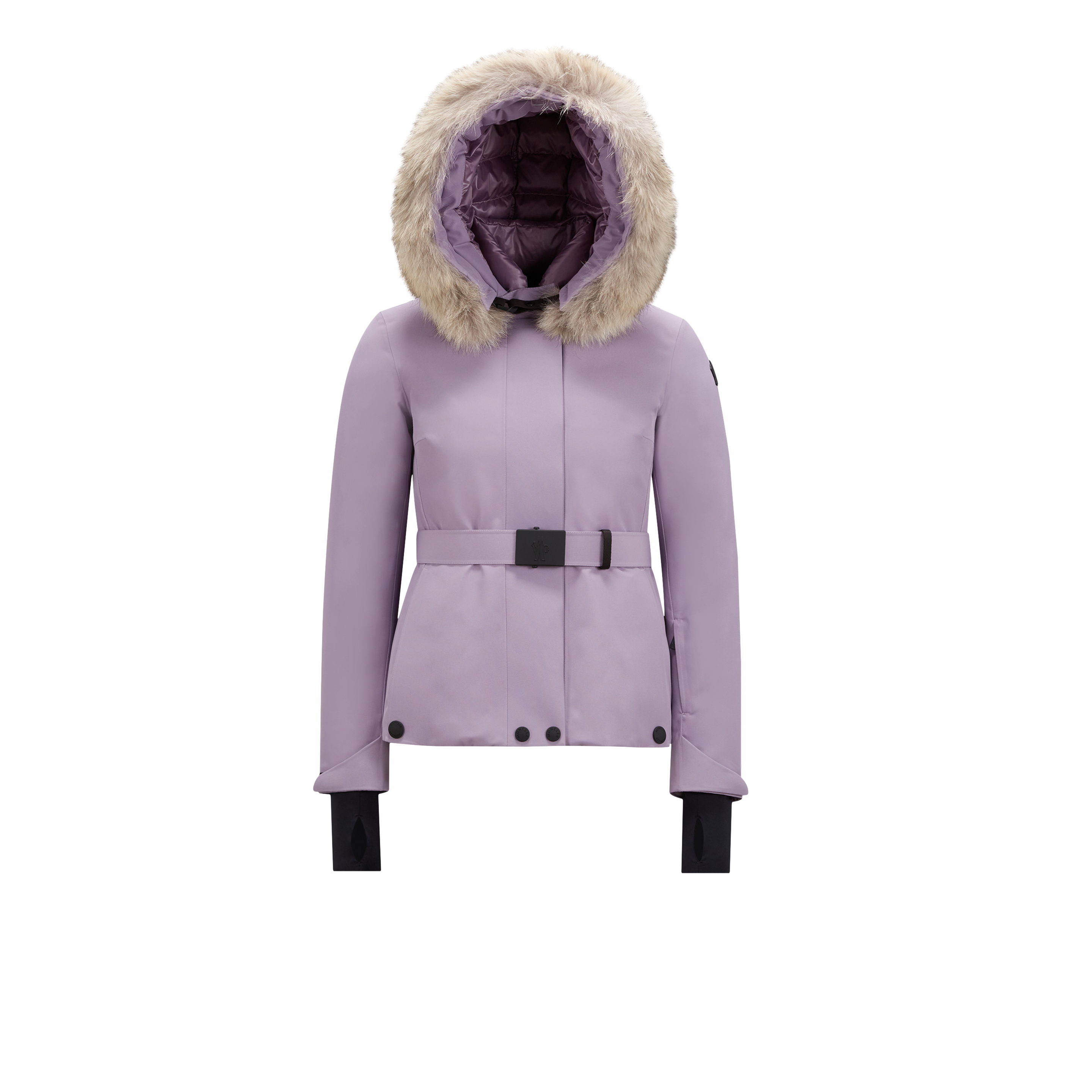 Shop Moncler Laplance Ski Jacket Purple