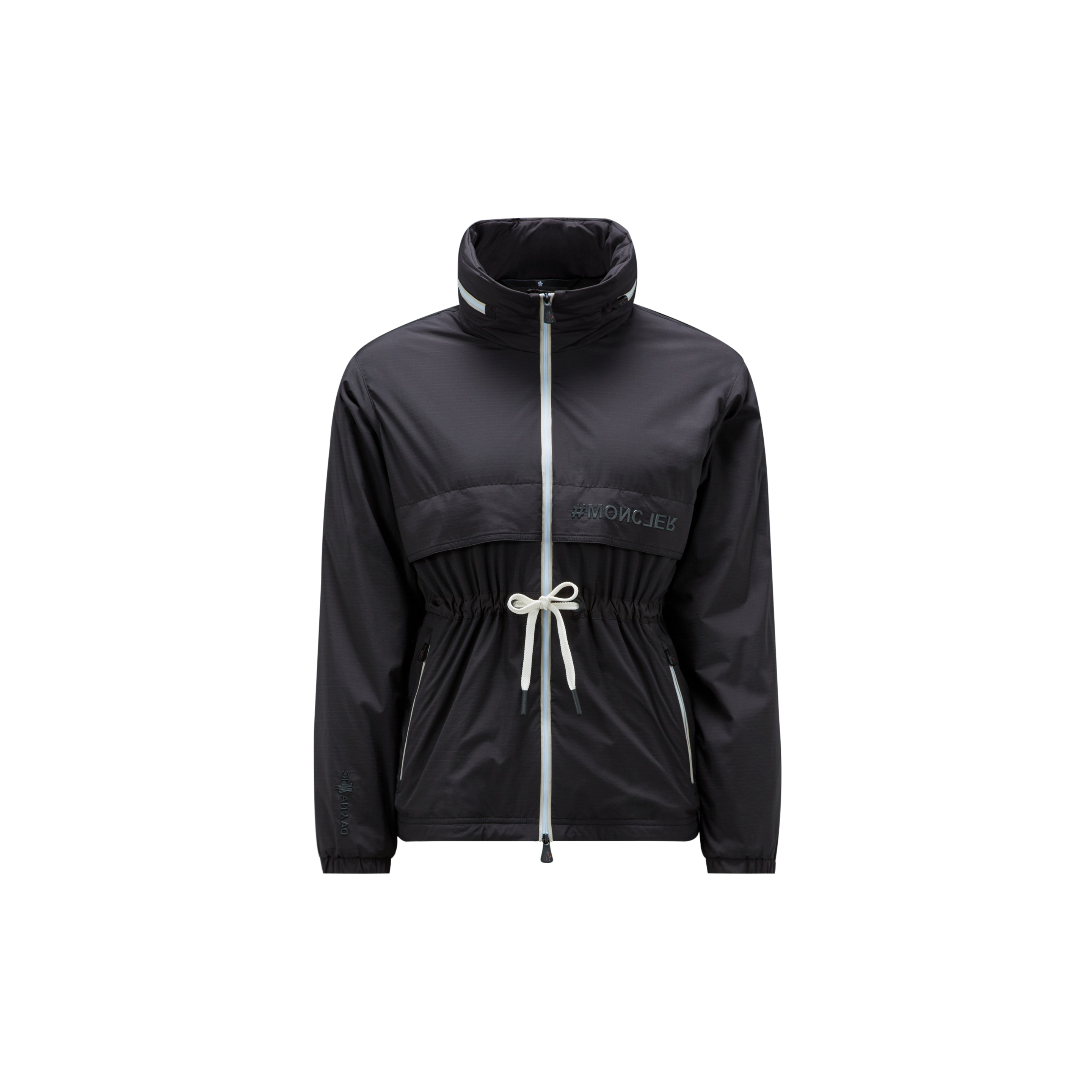 Shop Moncler Veste Folyeres In Black