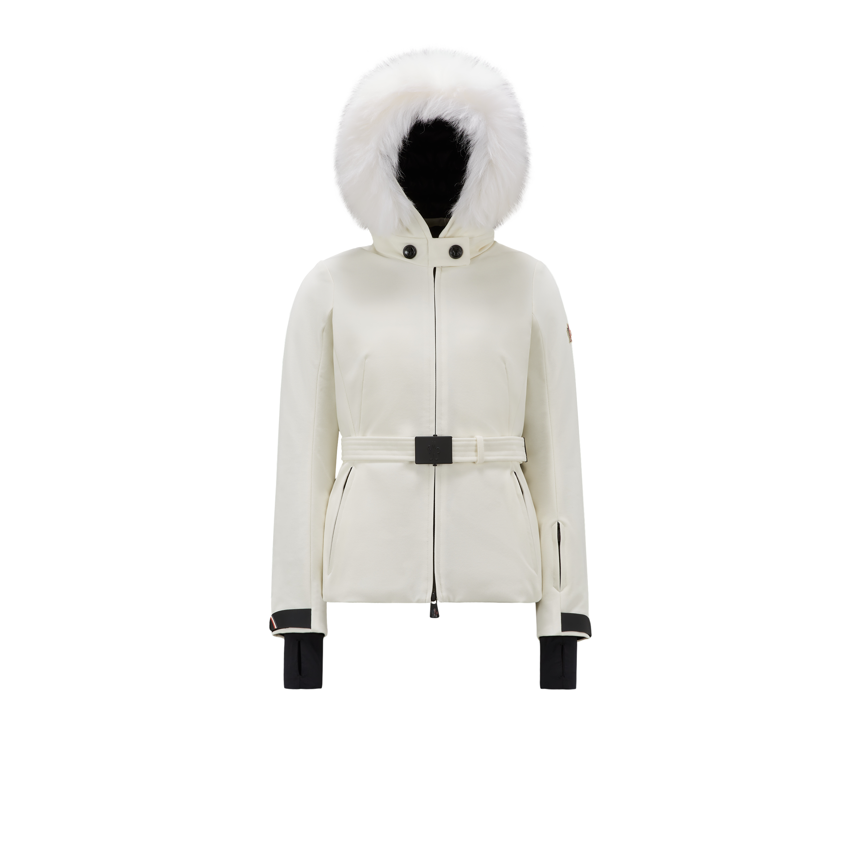 Moncler Doudoune Courte Bauges In White